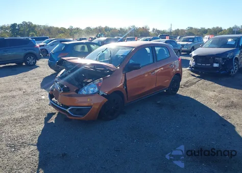 2020 Mitsubishi Mirage Le z USA, uszkodzony, nr VIN ML32A5HJ0LH005742